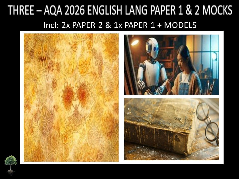 THREE - AQA PAPER 1 & 2 | 2026 FULL MOCKS | MODELS