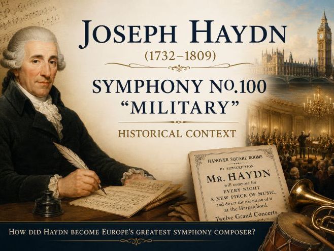 Eduqas A Level Music Haydn Symphony No.100 'Military' Complete Historical Context Lesson
