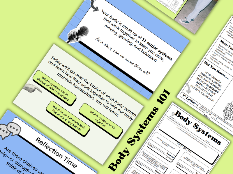 Body Systems 101: Intro Lesson + Activities for Health Class | Grades 7-12