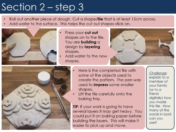 Salt Dough sculpture for KS3 and GCSE