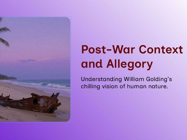 Lord of the Flies – Lesson 1: Context, Allegory & First Predictions
