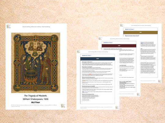 Macbeth Act 4 Teaching Companion | GCSE English Literature | Crit Think Analysis
