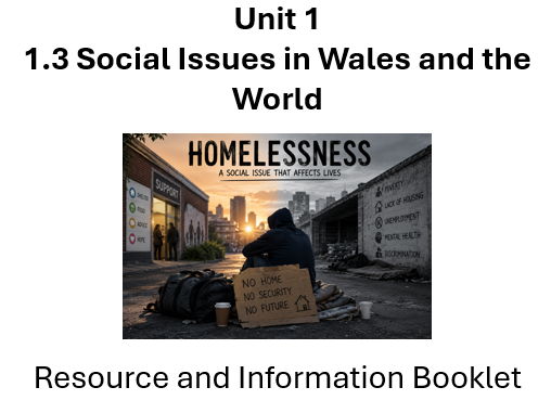 Homelessness Booklet GCSE Social Studies