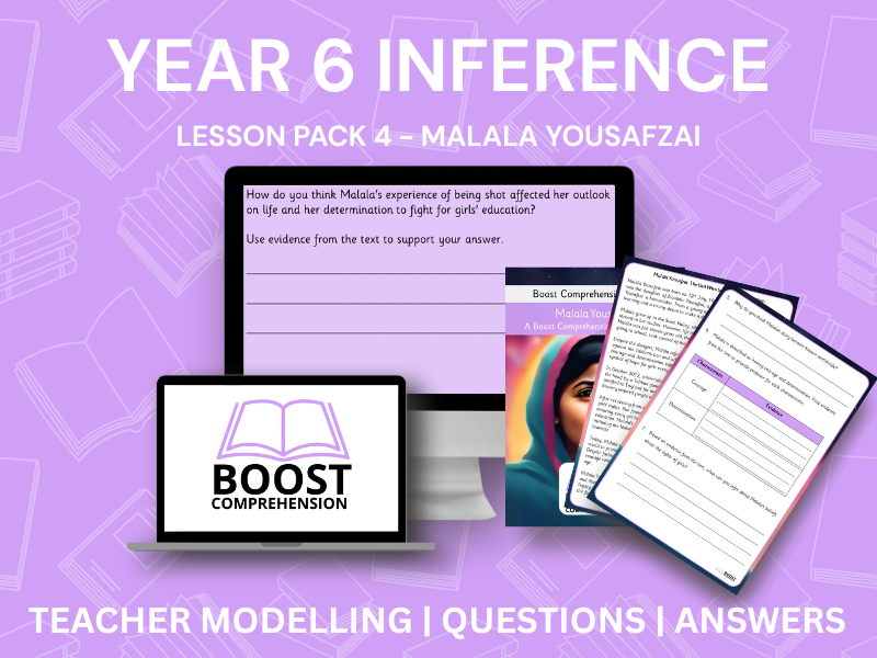 Inference Lesson Year 6 – Malala Biography