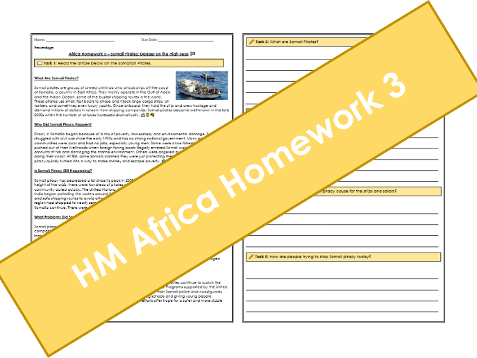 Africa Homework 3 – Somali Pirates