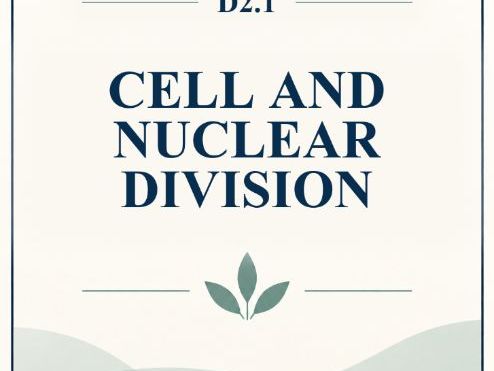 IB Biology HL D2.1 Cell And Nuclear Division MCQ Practice