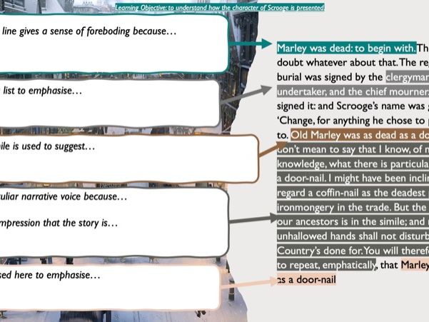 NEW A Christmas Carol Scheme: Stave 1