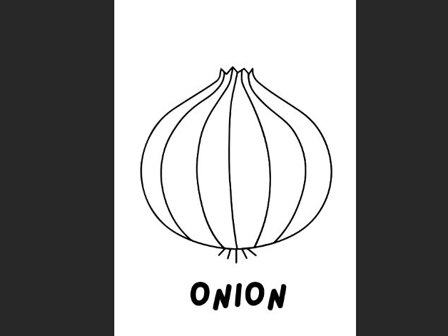 Vegetables Coloring Book for Kids