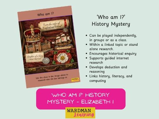 KS2 History Mystery Elizabeth I History activity