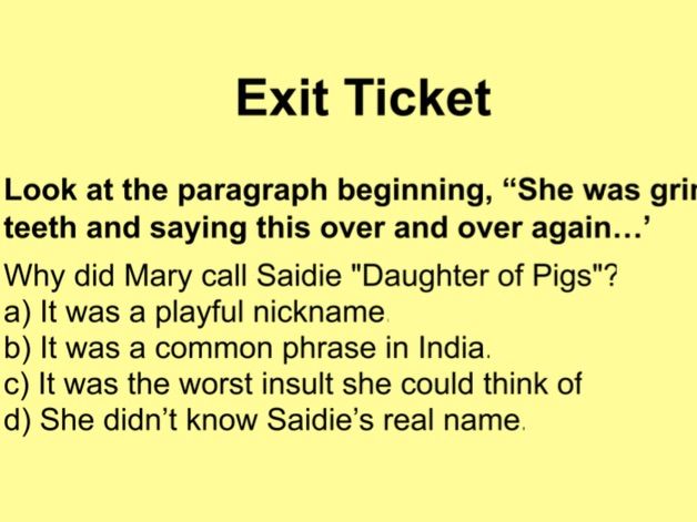 KS2 Y6 Reading SATs 4 Lessons