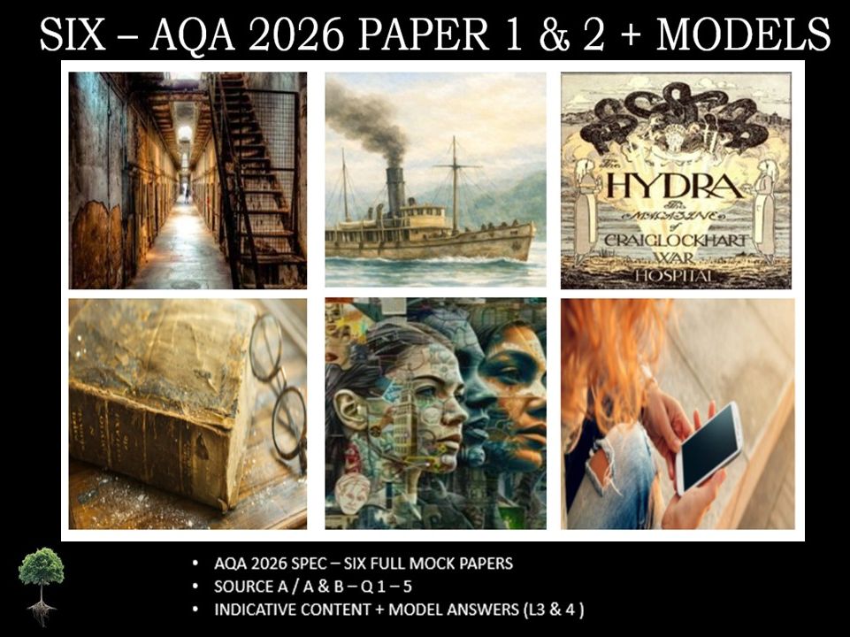 SIX - AQA PAPER 1 & 2 | 2026 FULL MOCKS | MODELS