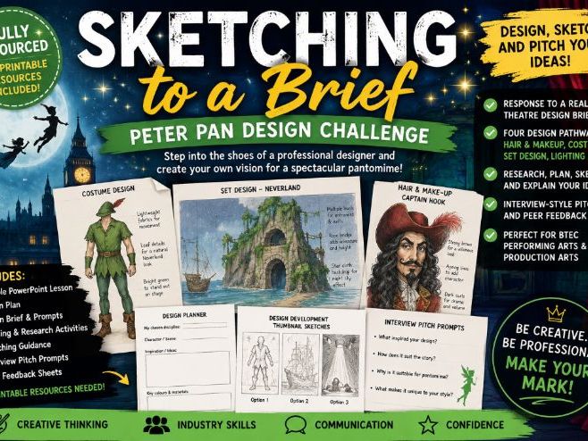 Sketching to a Brief – Peter Pan Design Challenge