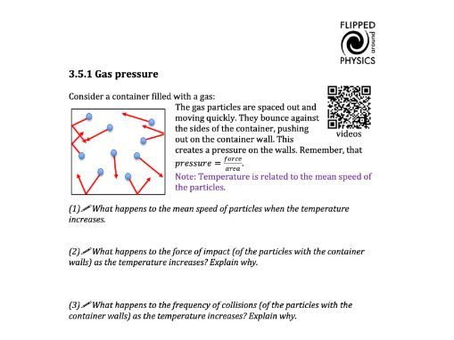 Gas pressure