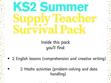 KS2 Summer Supply Teacher Pack