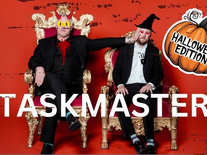 Taskmaster Halloween Fun Challenge Game PowerPoint – 30 Hilarious No-Prep Autumn Tasks for KS2–KS4