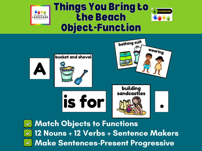 Object-Function: Things You Bring to the Beach