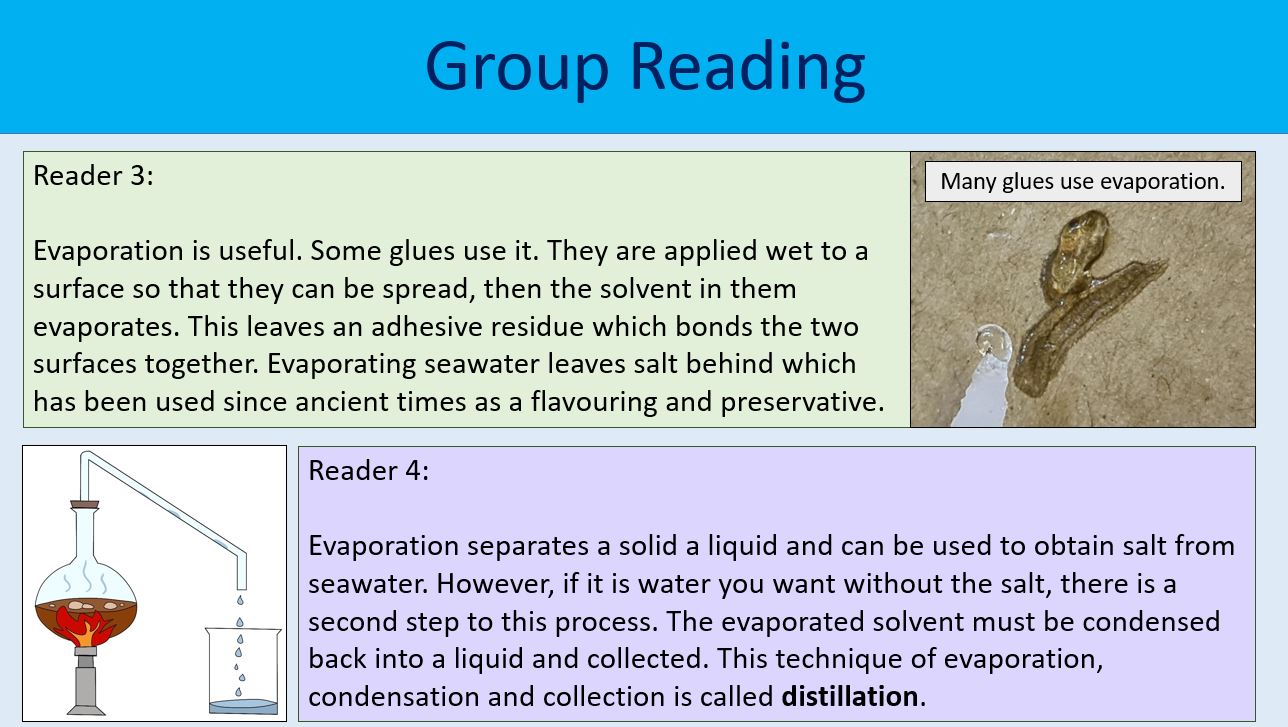 Evaporation and Distillation KS3 Year 8 Teaching Resources