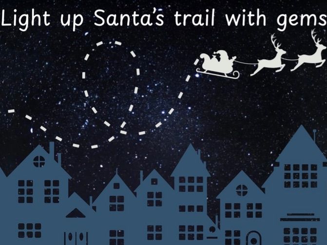 Santas trail fine motor