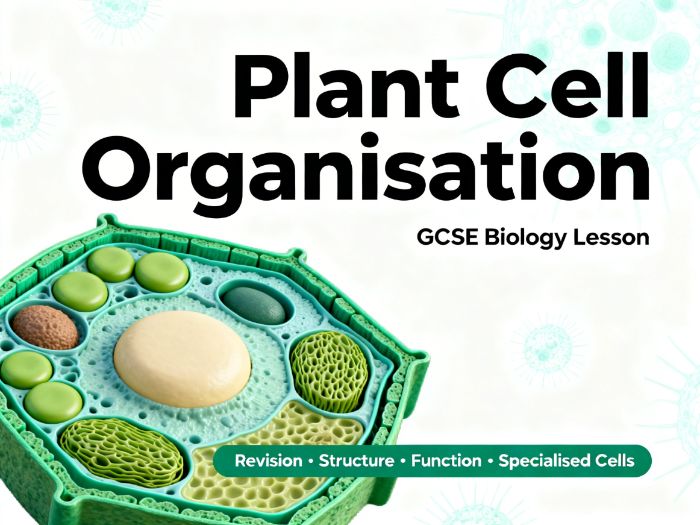 Plant Cell Organisation Lesson | GCSE Biology Structure & Functions Resource