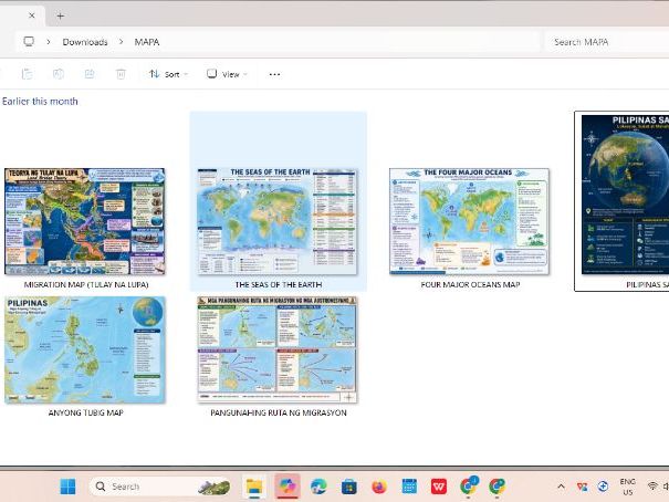 Philippine & World Geography Maps – 6 Educational Classroom Posters