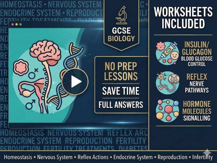 GCSE AQA Biology Homeostasis: Endocrine System & Hormone Signalling.