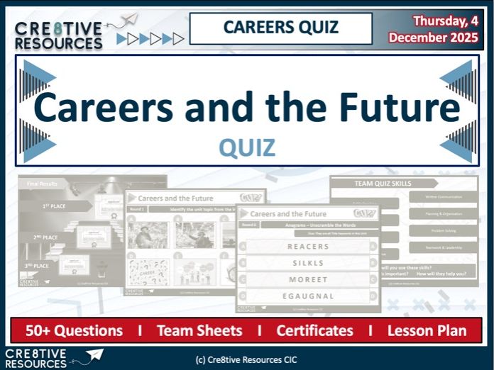 Careers and the Future End of Term / Unit Quiz