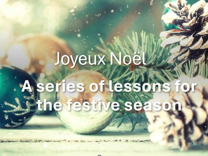 Joyeux Noël French Christmas lessons