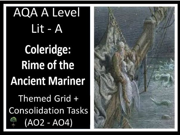 COLERIDGE - Ancient Mariner Themed Grid + Consolidation Tasks