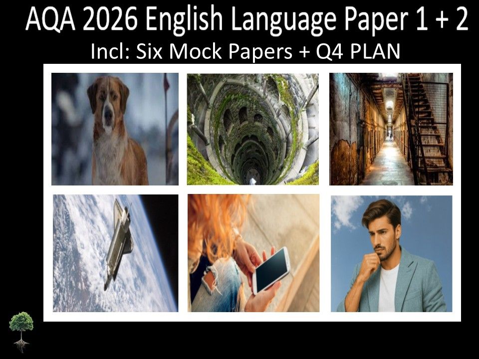 Six AQA 2026 GCSE English Language Paper 1 + 2 Mocks | Q4 Plan