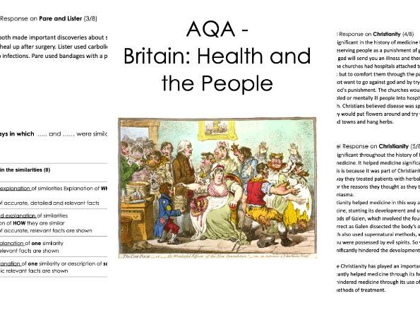 GCSE AQA Health & the People Exam – Medicine Through Time Exam Guide