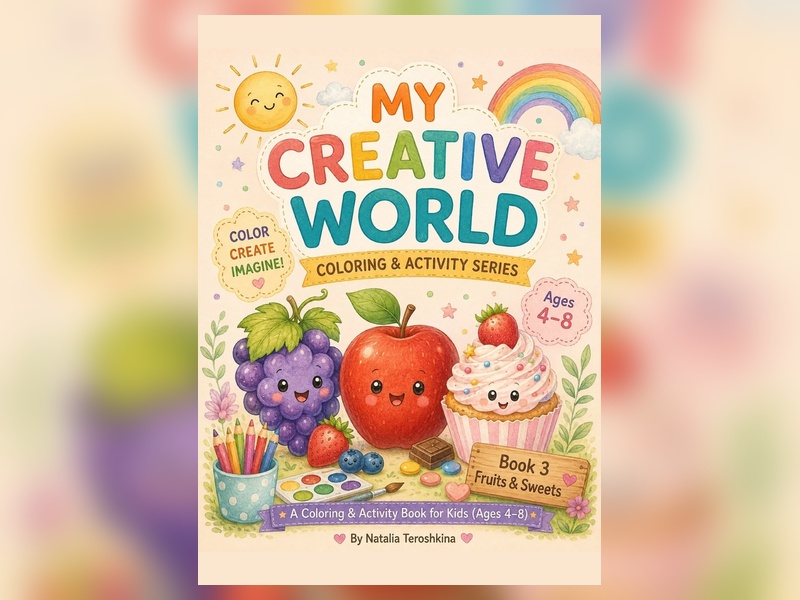My Creative World: Fruits & Sweets Activity Book