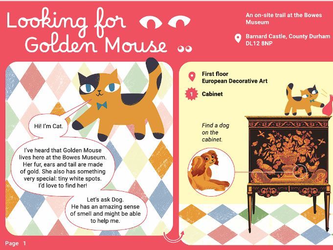Kids Art Activity Trail at The Bowes Museum