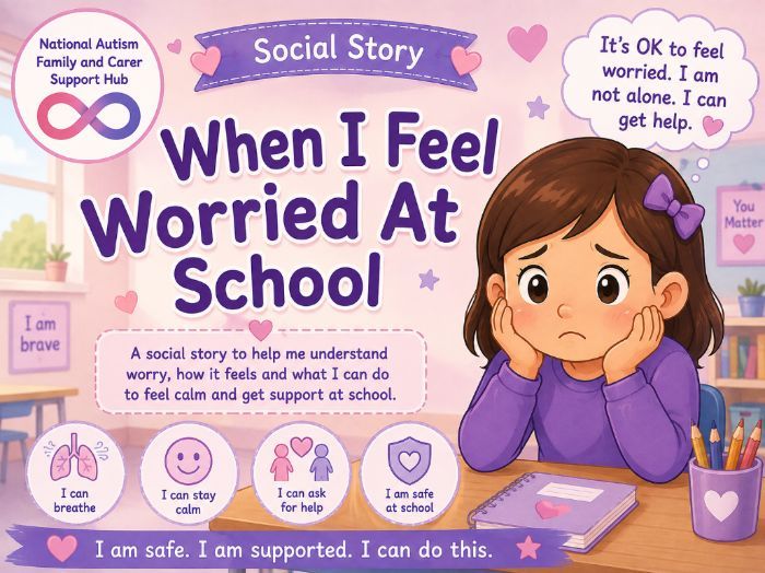 When I Feel Worried at School | Autism Social Story