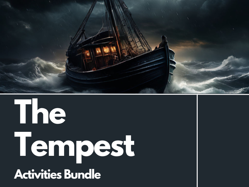 The Tempest Activities and Teaching Resources Bundle
