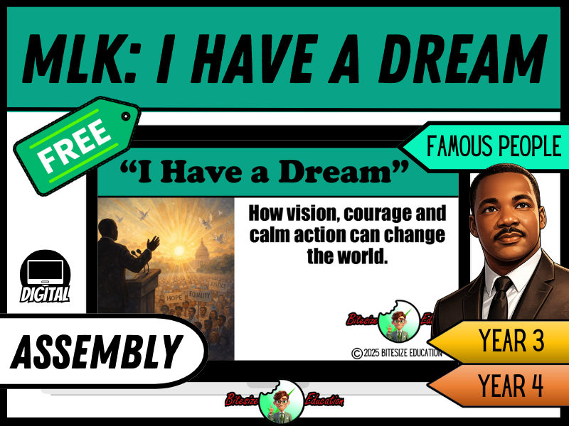 MLK: I Have A Dream | Assembly Presentation | Year 3/4