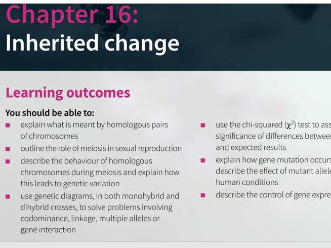 A2 Inherited Change [Biology 9700]