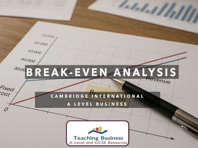 CAIE Business - 5.4.4 Break-Even Analysis