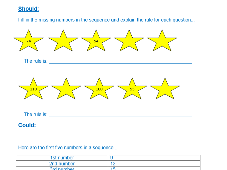 Year 2 Number and Place Value Homework Pack