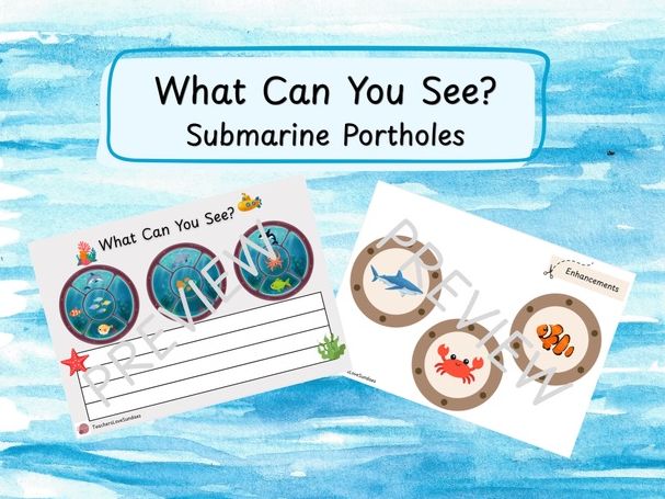 What Can You See? Submarine Portholes