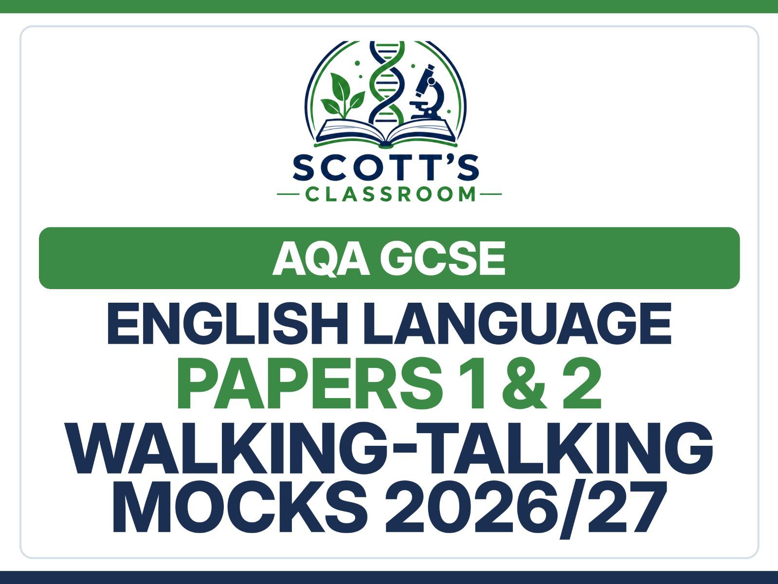 AQA Paper 1 & 2 Walking-Talking Mock Bundle