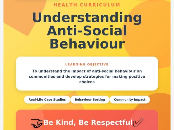 Community Behaviour & Safety – Understanding Actions and Their Impact