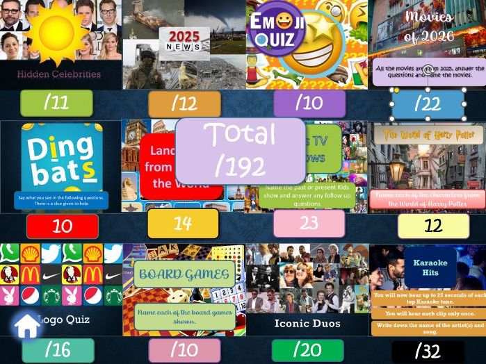 End of Year Summer Quiz 2026