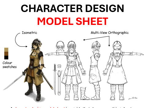Character Design Model Sheet