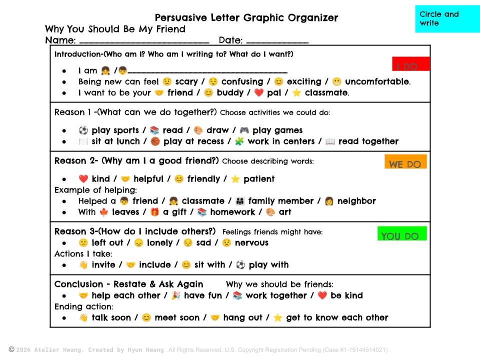 Grade 3 Writing: Module 5 - I Am Unique: Exploring My Talents & Person