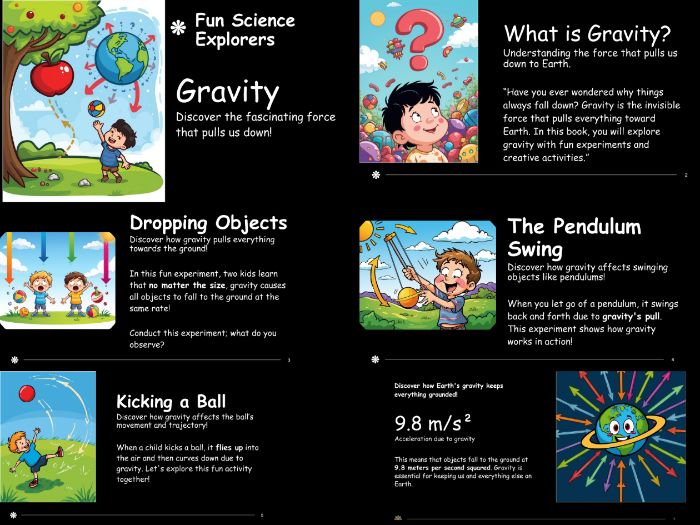 Gravity in Action – Easy Physics Experiments for Kids (Ages 7–11)