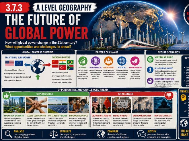 iAL Edexcel Geography - Topic C1 Superpowers Geographies - 3.7.3 Superpower Futures