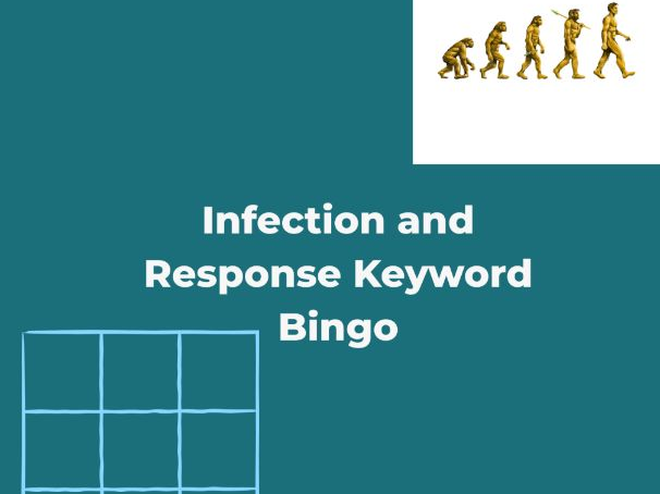 GCSE Biology Infection & Response Revision Game | Keyword Bingo | Retrieval Practice