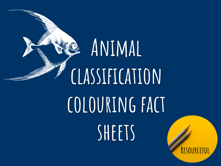 Animal Classification Colouring Sheets