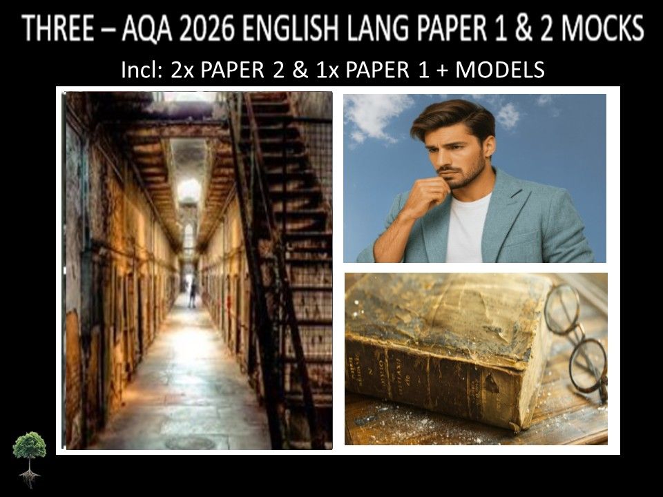 THREE - AQA PAPER 1 & 2 | 2026 FULL MOCKS | MODELS