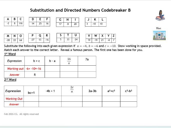 Substitution  Codebreaker B
